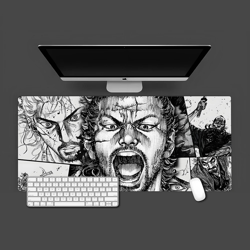 Large Mouse Pad 900x400mm Vagabond Manga Katana MousePad Gaming Accessories Deskmat Carpet Desk Mat Office Pads Pc Xxl MausePad