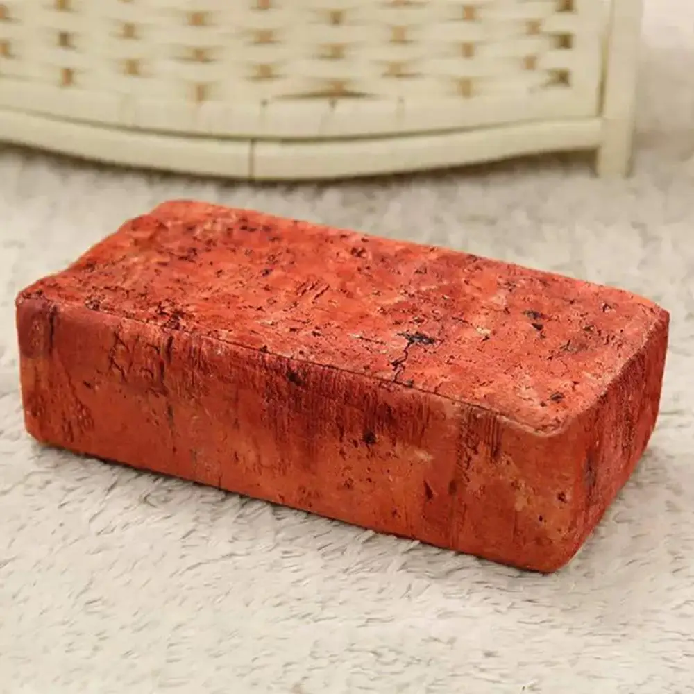 Simulation Red Brick Pillow Brick Solid Brick Hollow Wood Block Ornaments Block Pillow Office Nap Rest Sponge Cushion