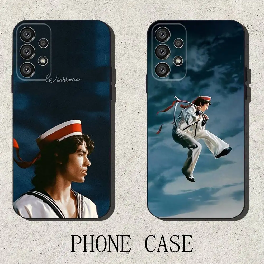 

C-Conan Gray Wishbone Phone Case For Samsung S25,S24,S21,S22,S23,S30,Ultra,S20,Plus,Fe,Lite,Note,10,9,5G Black Cover