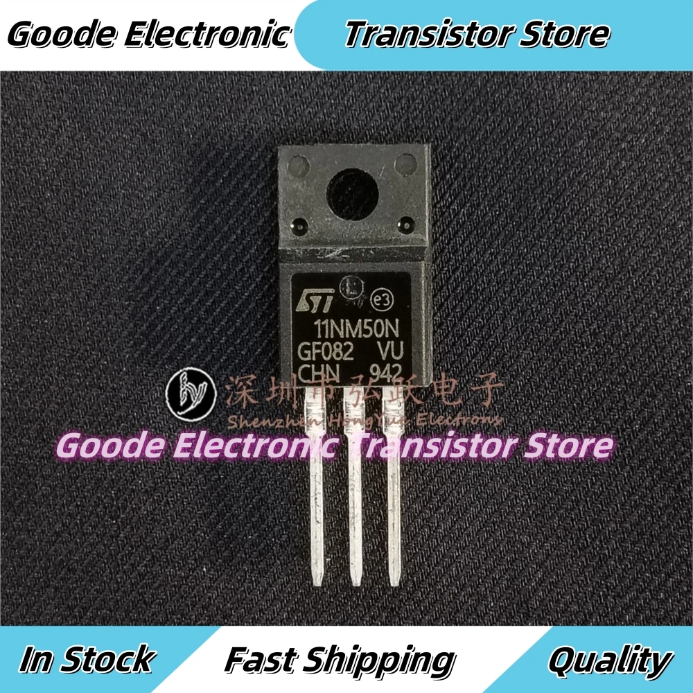 10PCS STF11NM50N 11NM50N  TO-220F  Fast Shipping Best Quality 
