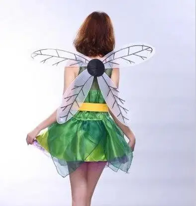 Halloween-kostuum Forest een Fairy Angel-outfit voor ouders en kinderen Par Bar Prestatiekleding Polyestervezel