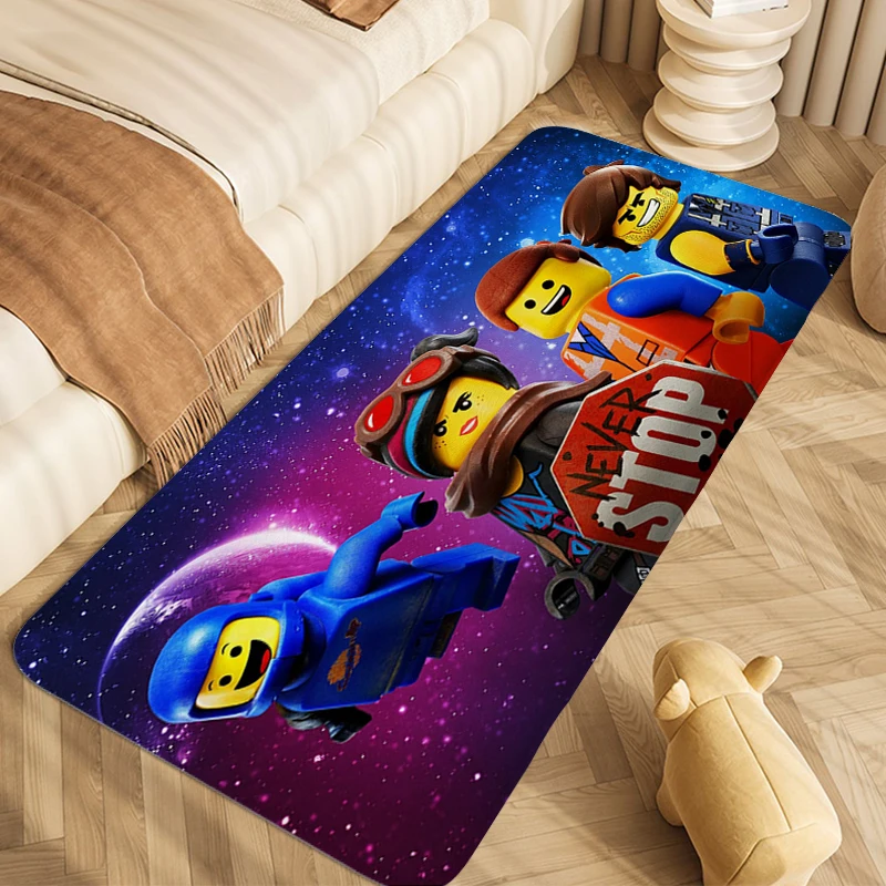 Bathroom Mat L-Legos Movie, Carpet Living Room, Doormat Entrance Door, Entryway Hallway Rug for Bedroom, Useful Things for Home