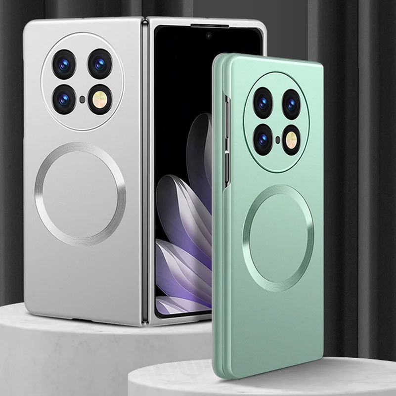 Slim Bezels Magsafe Magnetic Phone Case for OPPO Find N5 OPPO FIND N3 find n2 Ultra thin Hard Camera Protect Cover