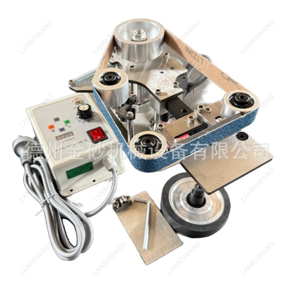 Vertical And Horizontal Dual Use Small Belt Sander 550W Stainless Steel Bench Grinder For Export