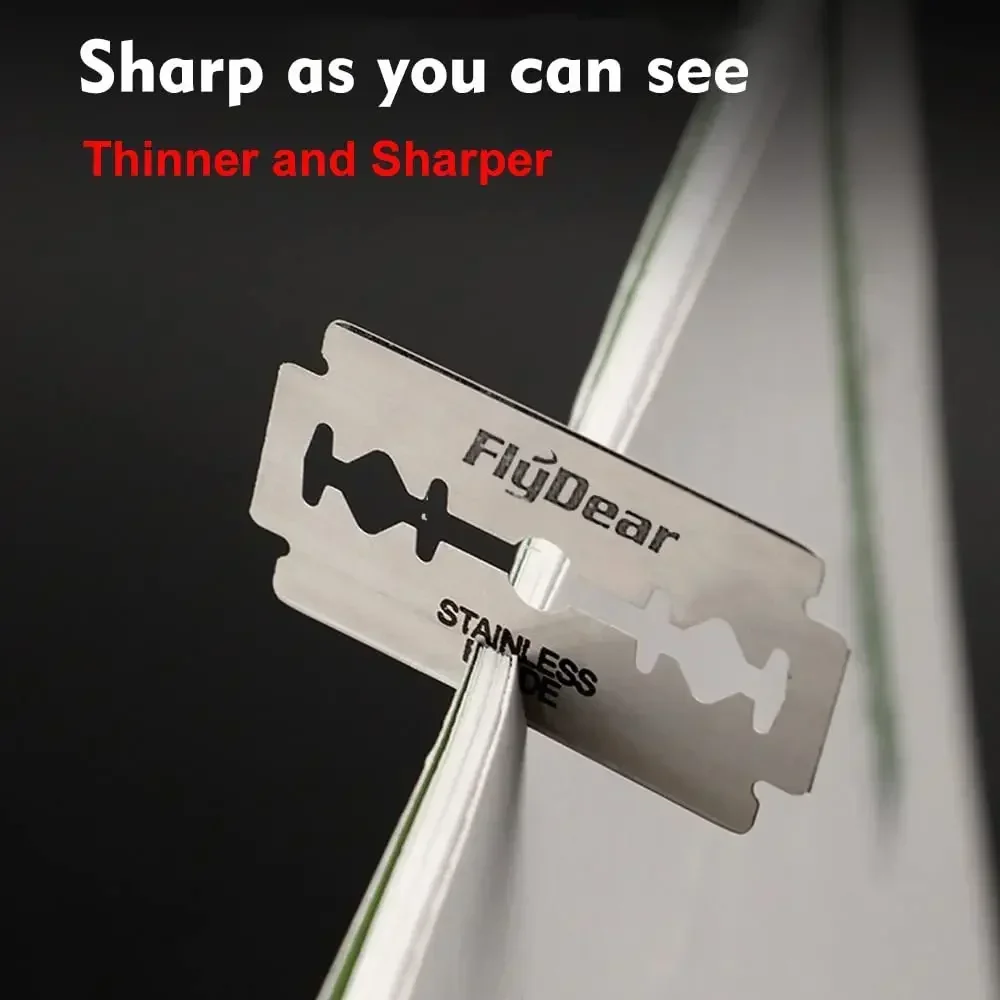 Razor Blade Manual Double-sided Razor Blade Old Barber Shop Tools-fashioned Razor Blade Stainless Steel Hairdressing