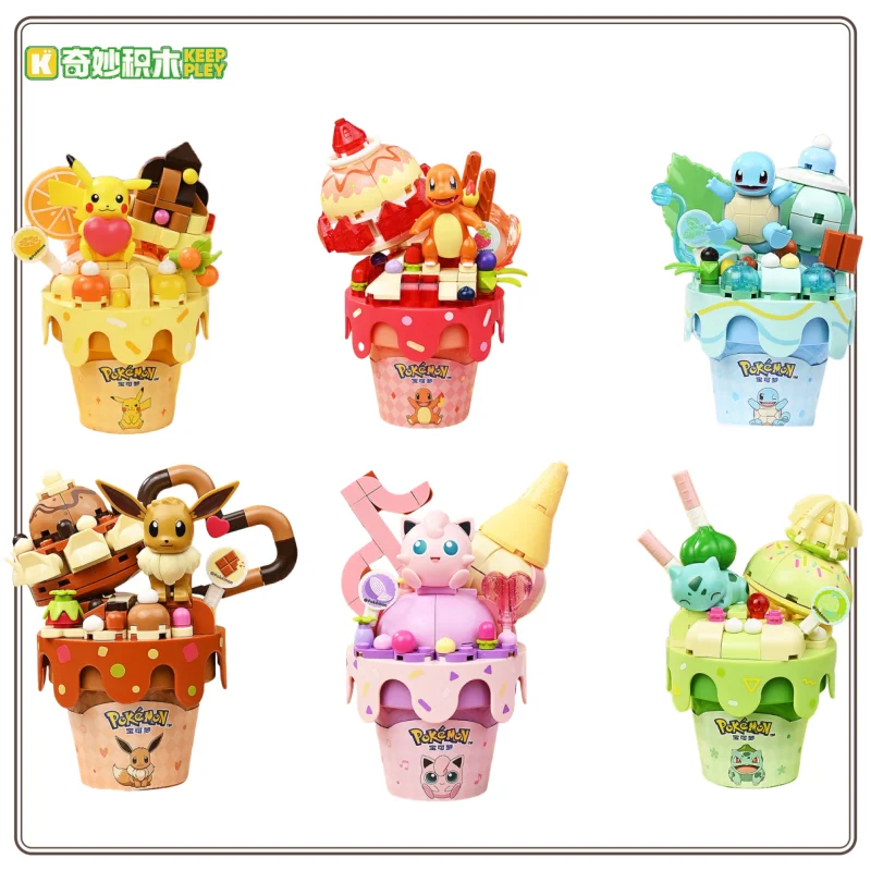 

Keeppley Building Block Toys Poké Mon Sweetener Series Pikachu Building Block Toys Assembled Models Birthday Gifts Spliced Toys