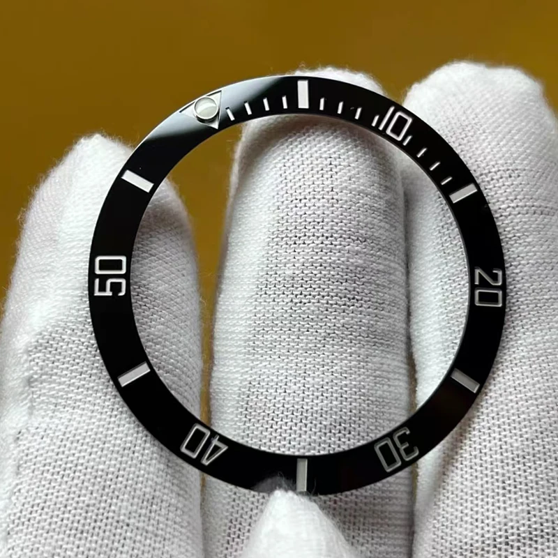 High Quality  Ceramic Black Watch  Bezels For 41mm Submariner 126610LN Aftermarket Rrplace Watch Parts