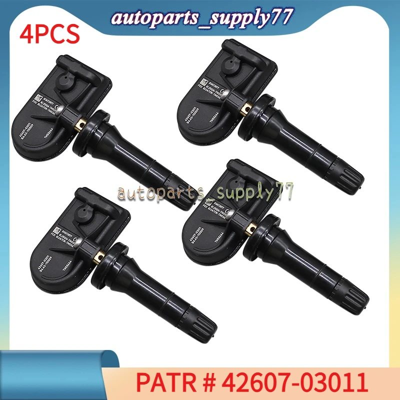 

TPMS Tire Pressure Sensors 42607-03011 433MHZ 4260703011 Tire Pressure Monitor Systems For 2023-2024 Toyota BZ3
