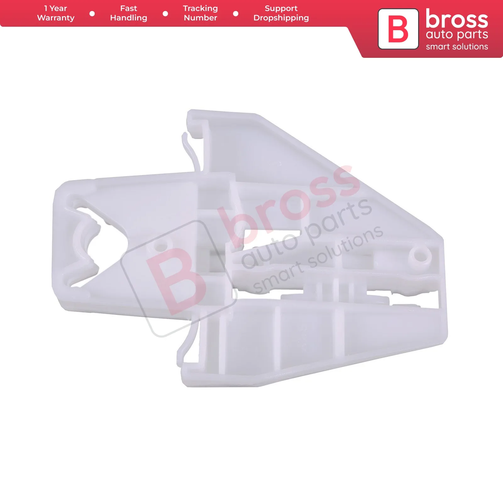 Bross BWR141 energia elektryczna Regulator okna klip tylne lewe drzwi dla Seat Toledo 2000-06; Seat Leon 99-2006; skoda Fabia 99-07