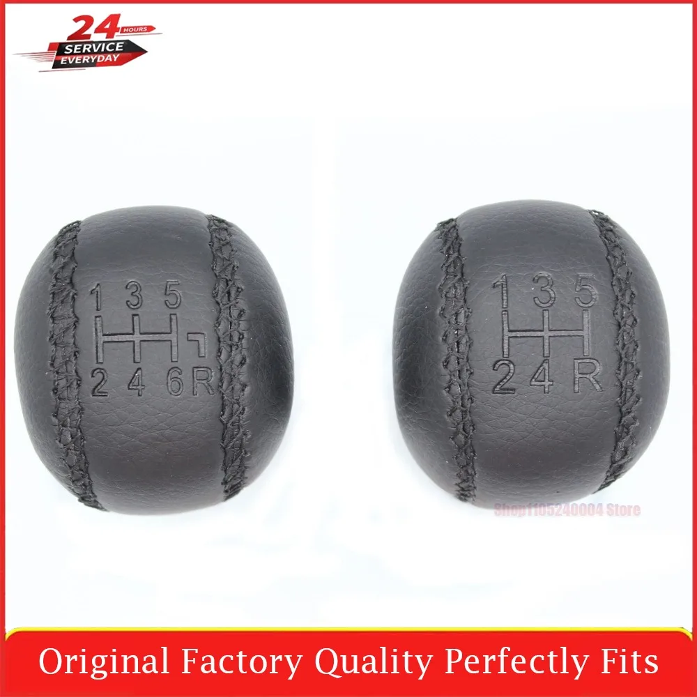 OE Style 5 6 Speed Gear Shift Knob Shifter Lever Head Handball Replacement For Volvo S60 S80 V70 XC70 Models 2004 To 2009