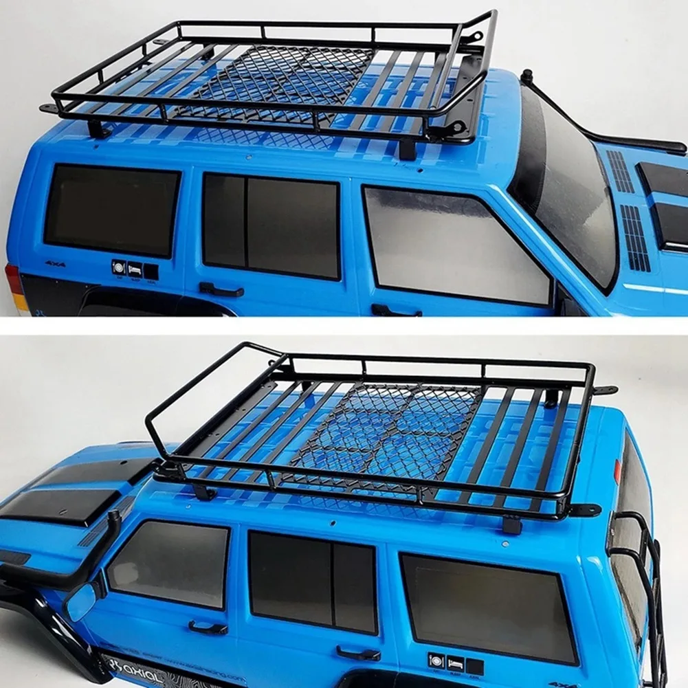 

A13Q-Metal Roof Rack Luggage Carrier For 1/10 RC Crawler Car Axial SCX10 Traxxas TRX4 Bronco RC4WD D90 YK410