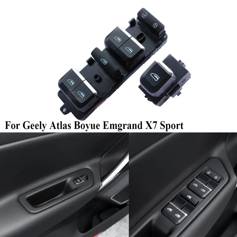 

Car Interior Electric Power Window Glass Lifter Control Switch Button For Geely Atlas Boyue Emgrand X7 Sport