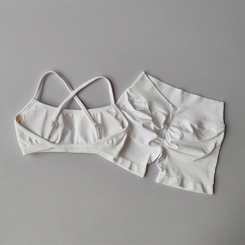 سلس جميل الظهر عالية الخصر السراويل الملابس الداخلية اللياقة البدنية الخوخ الورك رفع دعوى بيلاتيس جمع سترة يوجا الرياضة الصدرية مجموعة #4