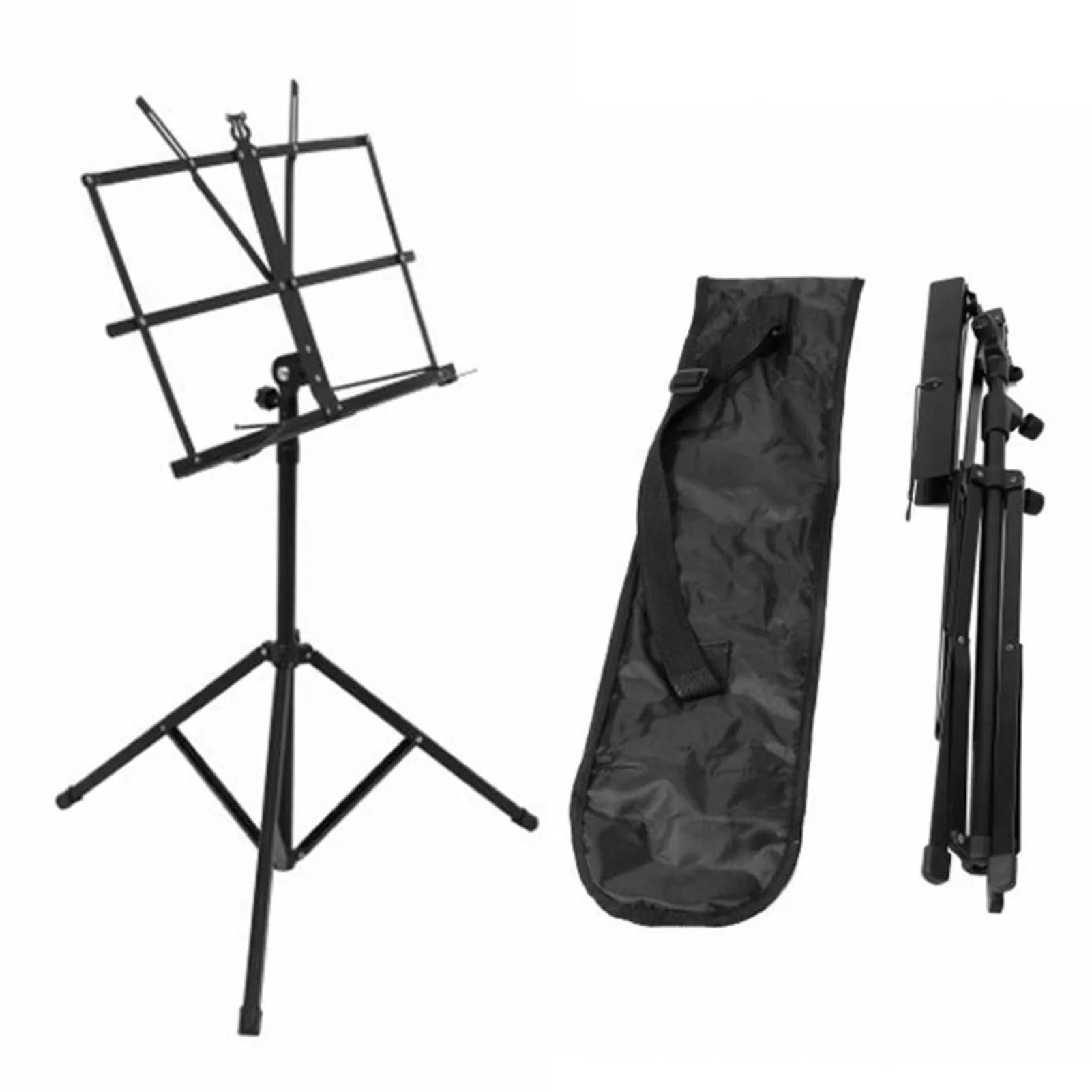 Portable Music Sheet Stand Adjustable Guitar Stand Rack Bracket Folding Tripod Guitar Parts Accessories