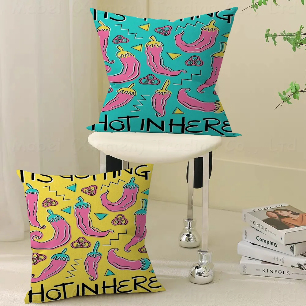 

Japanese Hot Chilli PepperPersonalized Pillow Dust Cover Bedroom Kids Party Decoration Pillowcase Birthday Children Gift