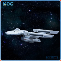 U.S.S. Enterprise NCC-1701-A - UCCS Model MOC Building Blocks DIY Assemble Bricks Space Collection Creative Toys Gifts 5008PCS