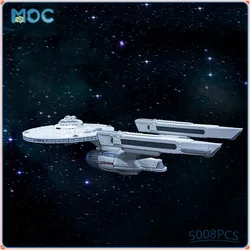 U.S.S. Enterprise NCC-1701-A - UCCS Model MOC Building Blocks DIY Assemble Bricks Space Collection Creative Toys Gifts 5008PCS