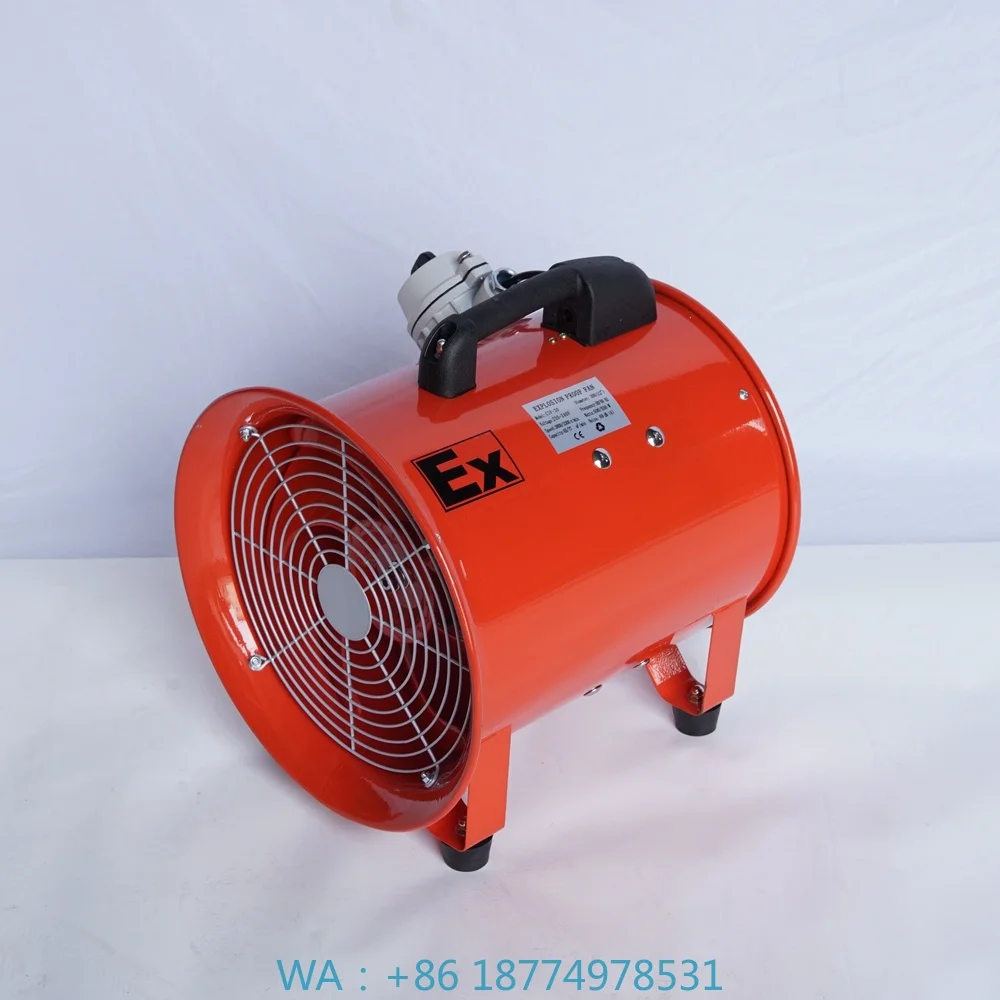 Industrial Pneumatic Portable Explosion Proof Axial Fan 24 Inch Dimension for Marine Professional Ventilation Applications