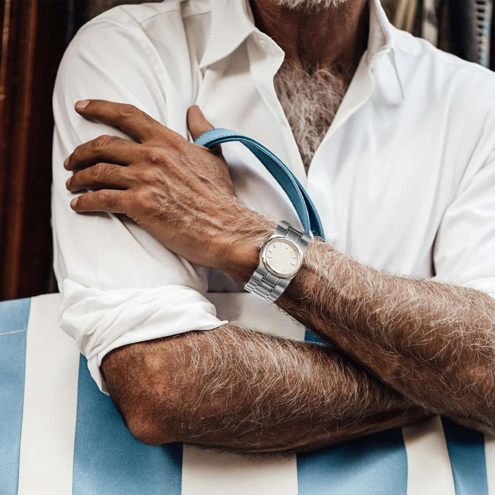 4 قطعة 22 مللي متر حزام ساعة من الفولاذ المقاوم للصدأ نهاية منحنية سوداء وصلات صلبة حزام سوار متين لاستبدال مشبك قابل للطي