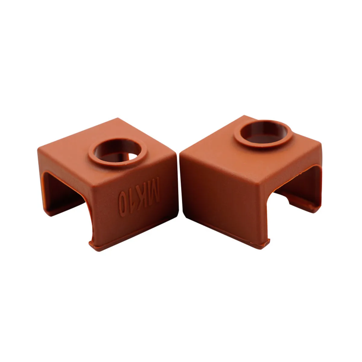 

Silicone Protective Case Cover Coffee Color for Aluminum Heater Block 3D Printer Accessory Heater Block Case Silicone