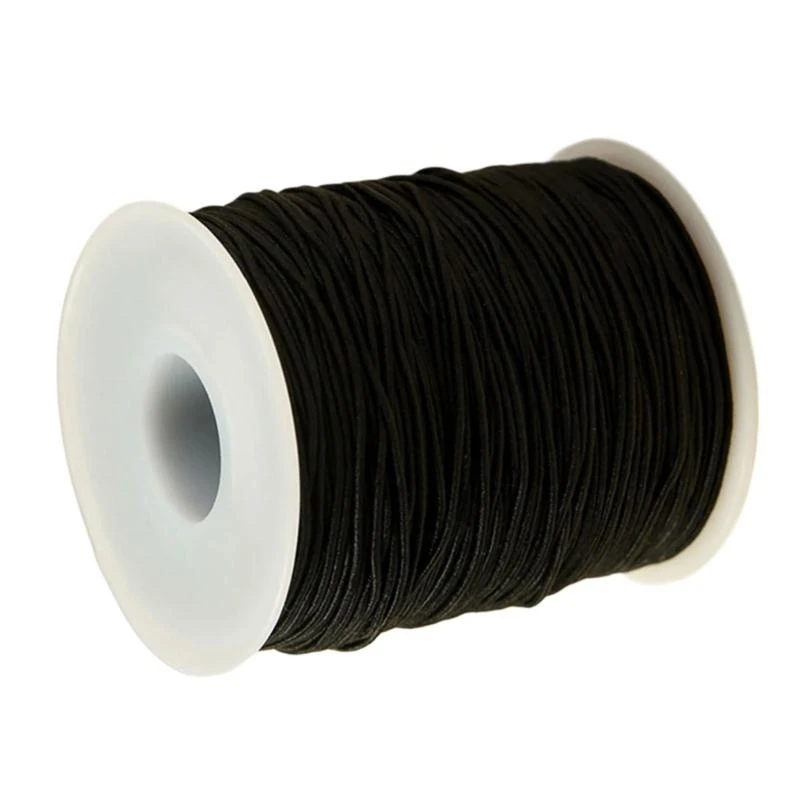 HX6F 1Roll 1mm Beading Elastic Stretch Cord String Rope for DIYs Bracelets Jewelry Making Finding Accessories Beading Tool