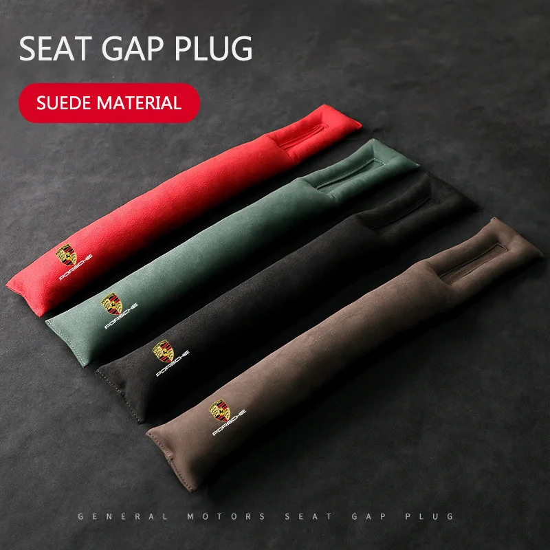 Suede Car Seat Gap Filler Leak Proof Plug Leakproof Strip For Porsche Cayenne Panamera Macan 911 Taycan Boxster Cayman 918 Pajun