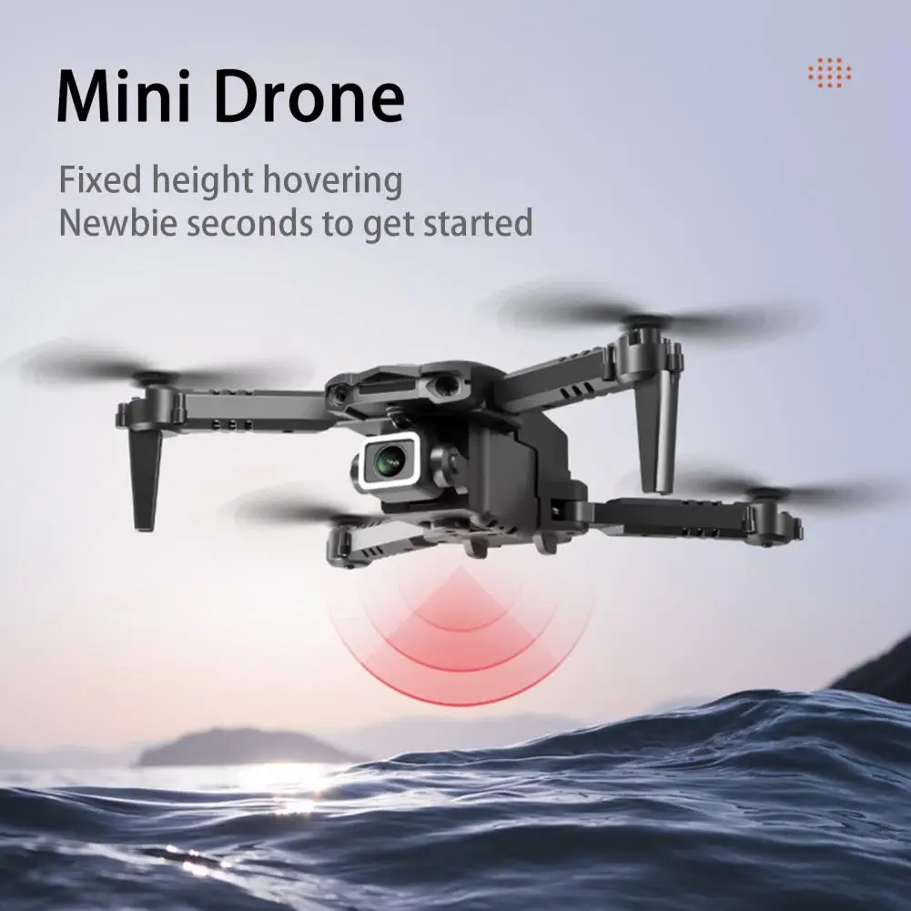 

S128 Mini Drone Dual 4K HD-compatible Camera Three-Sided Obstacle Avoidance Fixed Height Foldable Professional Air Pressure Toy