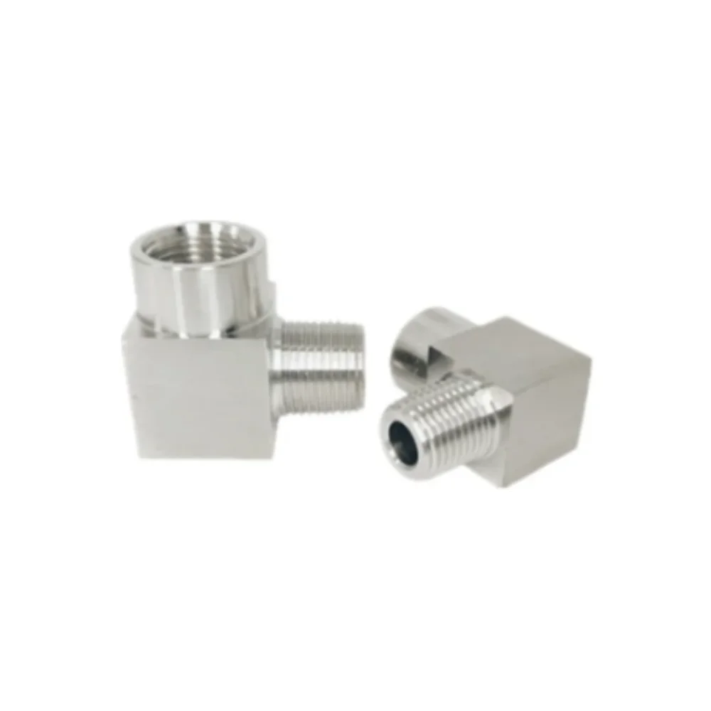 

2PCS 1/8" BSP Female To Male Thread Elbow 90 Deg 304 Stainless Steel Pipe Fitting Adapter Connector Operating pressure 2.5 Mpa