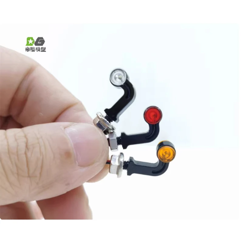 Dige Modell LED-Seitenleuchten RC LED-Lampe für Tamiya 1/14 RC Traktor LKW Auto Man 56360 Ersatzteil Th20135-SMT7 Zubehör – Detail 2