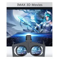 Plastic Virtual Reality Glasses Movies Games Virtual Reality VR Glasses Kits Foldable Virtual Reality VR Glasses for Android/iOS