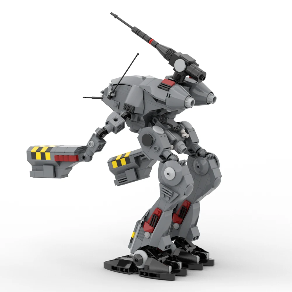 Bloques de construcción de ensamblaje MOC The Battle Robot, juguetes creativos DIY, es un gran regalo para los amantes de los bloques de construcción