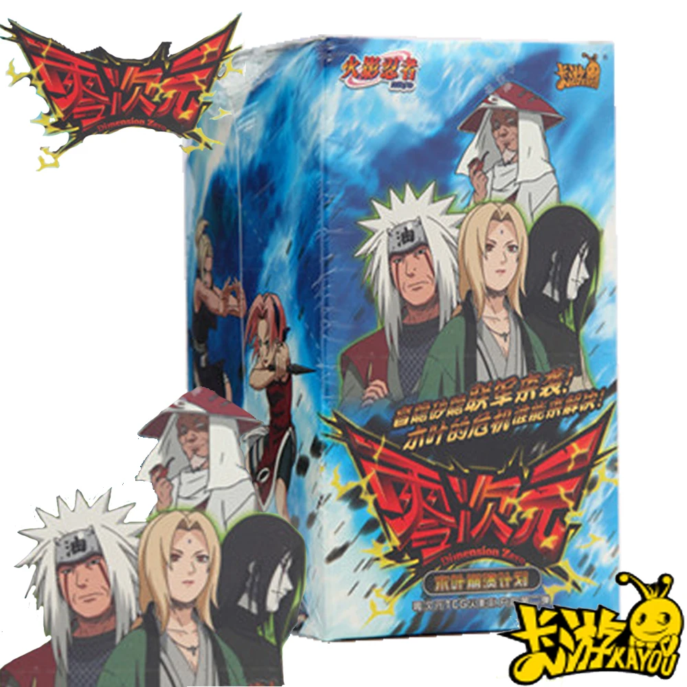 

Kayou NARUTO Collection Card For Children Jiraiya Gaara Nara Shikamaru Youth Fantasy Battle Anime Limited Game Card Table Gifts