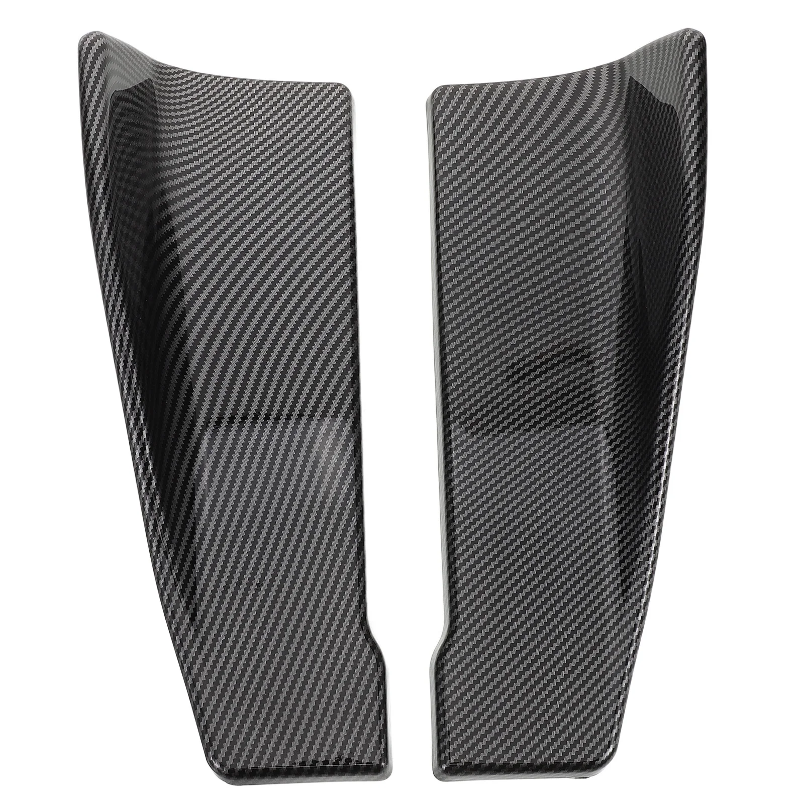 

1Pair Universal Car Rear Bumper Protector Carbon Fiber Rear Corner Valance Side Skirt Splitter Guard Anti Collision