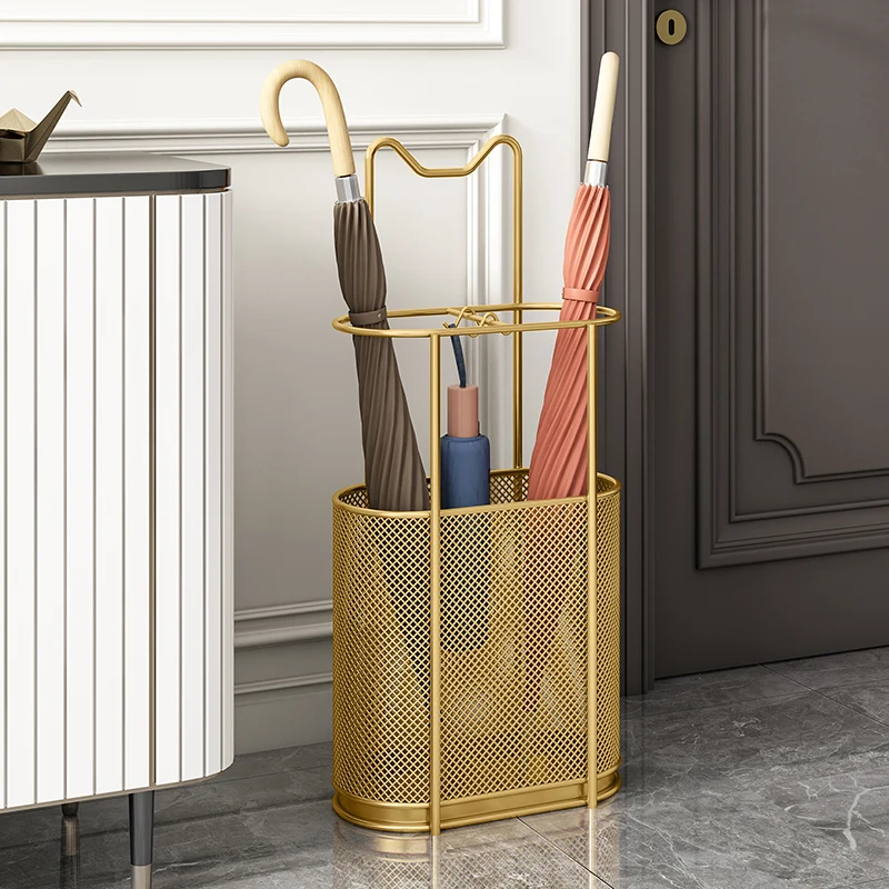 

Mount Gold Holder Umbrella Stand Living Room Basket Luxury Parasol Umbrella Stand Modern Soporte Sombrilla Modern Merchandise