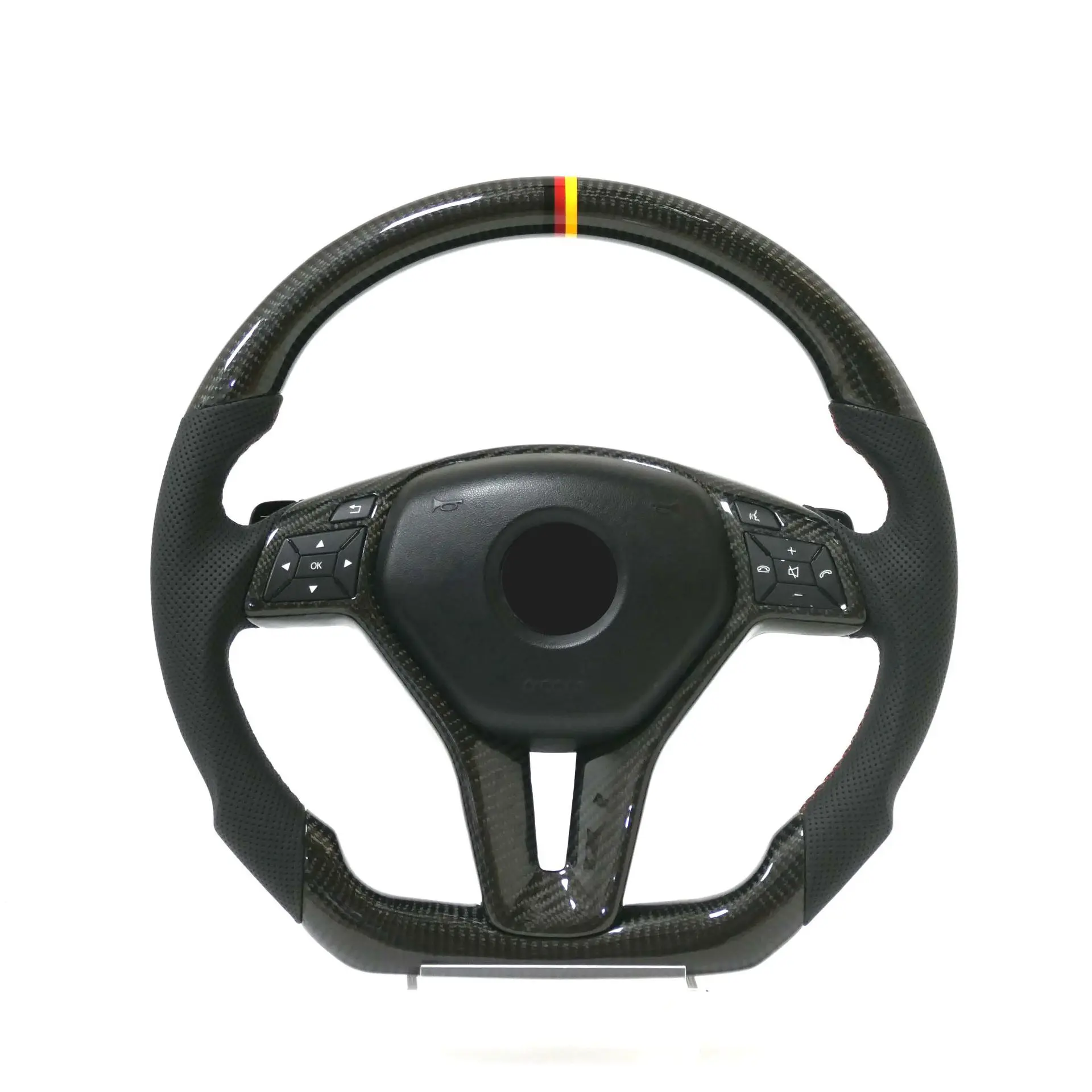 

Suitable for Mercedes-Benz W204 C E B A CLASS CLA GLA CLS Carbon Fiber Car Steering Wheel Retrofit