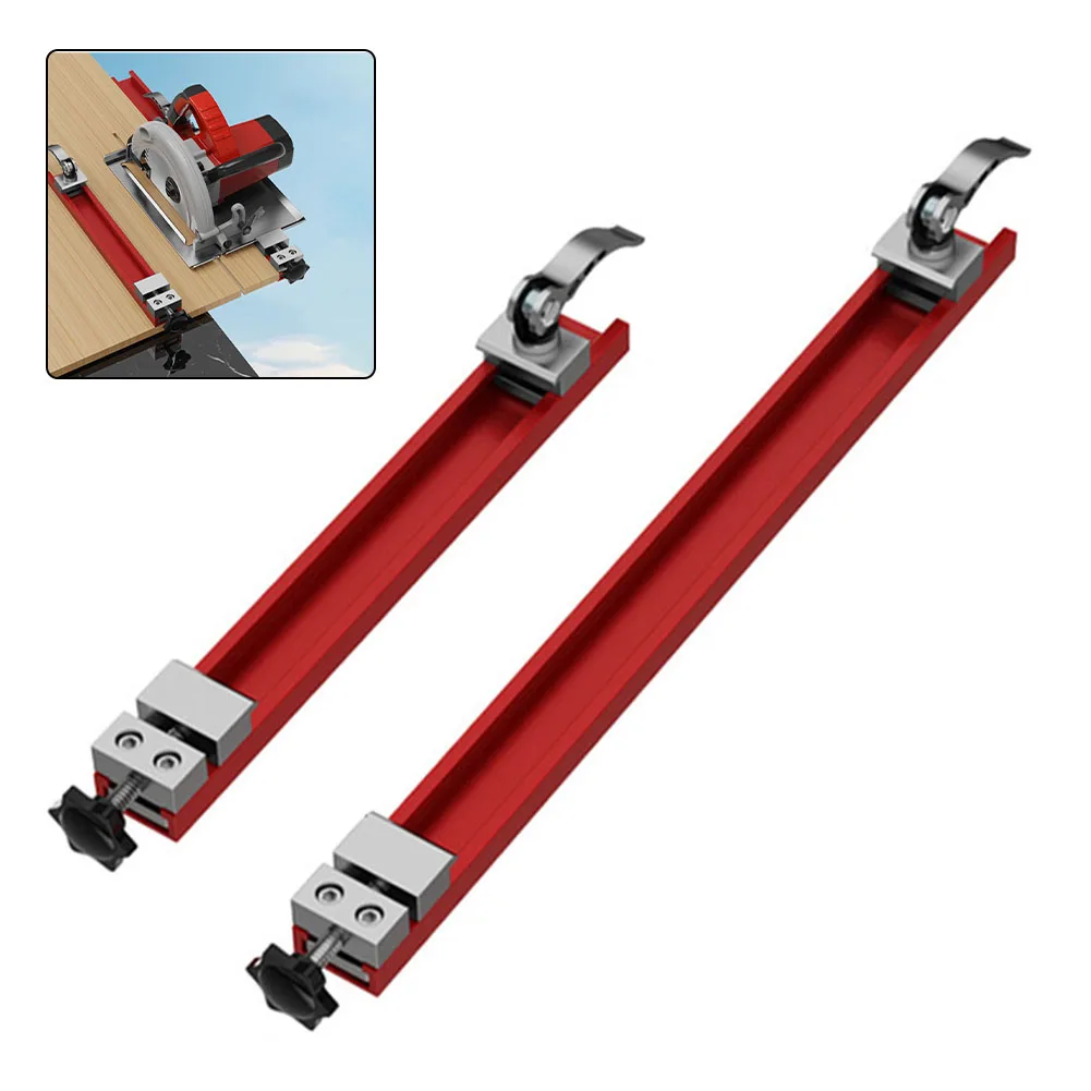 

1pc 240/360MM Adjustable Cutting Machine Ruler Aluminum Alloy Cutting Machine Base Guide For Woodworking Cutting