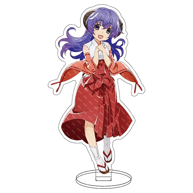 16CM Anime Game Figure Higurashi When They Cry‌ Ryugu Reina Sonozaki Mion Furude Rika Cos Acrylic Stand Ornaments Gifts view 3
