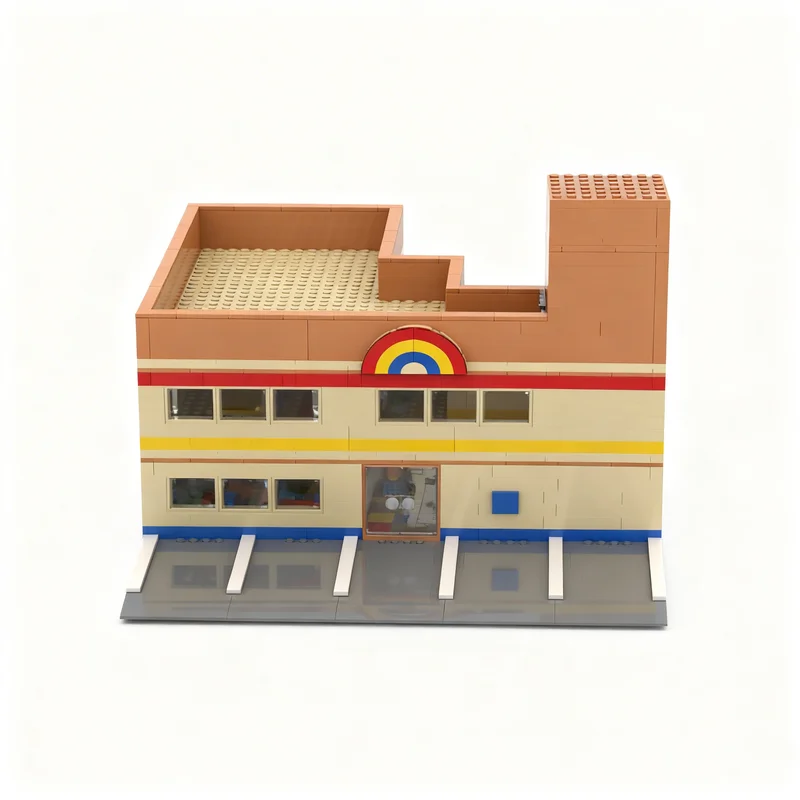 2036pcs MOC Daycare Version 2 Model Toy Building Blocks Construction Christmas Gift Birthday Idea Creative Education Assemble