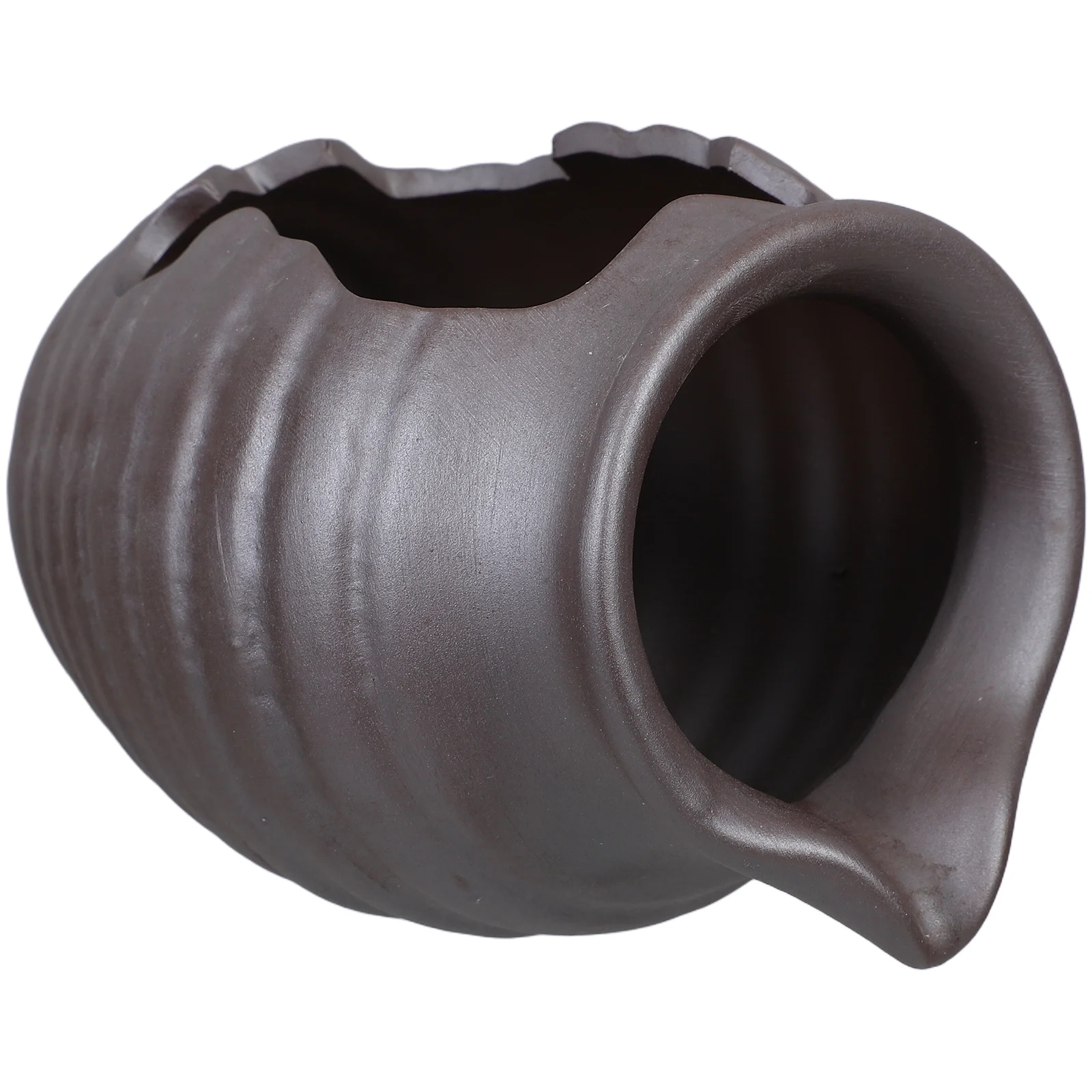 

Ceramic Waterfall Fountain Jar Open Top Decorative Spout Landscape Tabletop Aquarium Fish Tank Ornament Garden