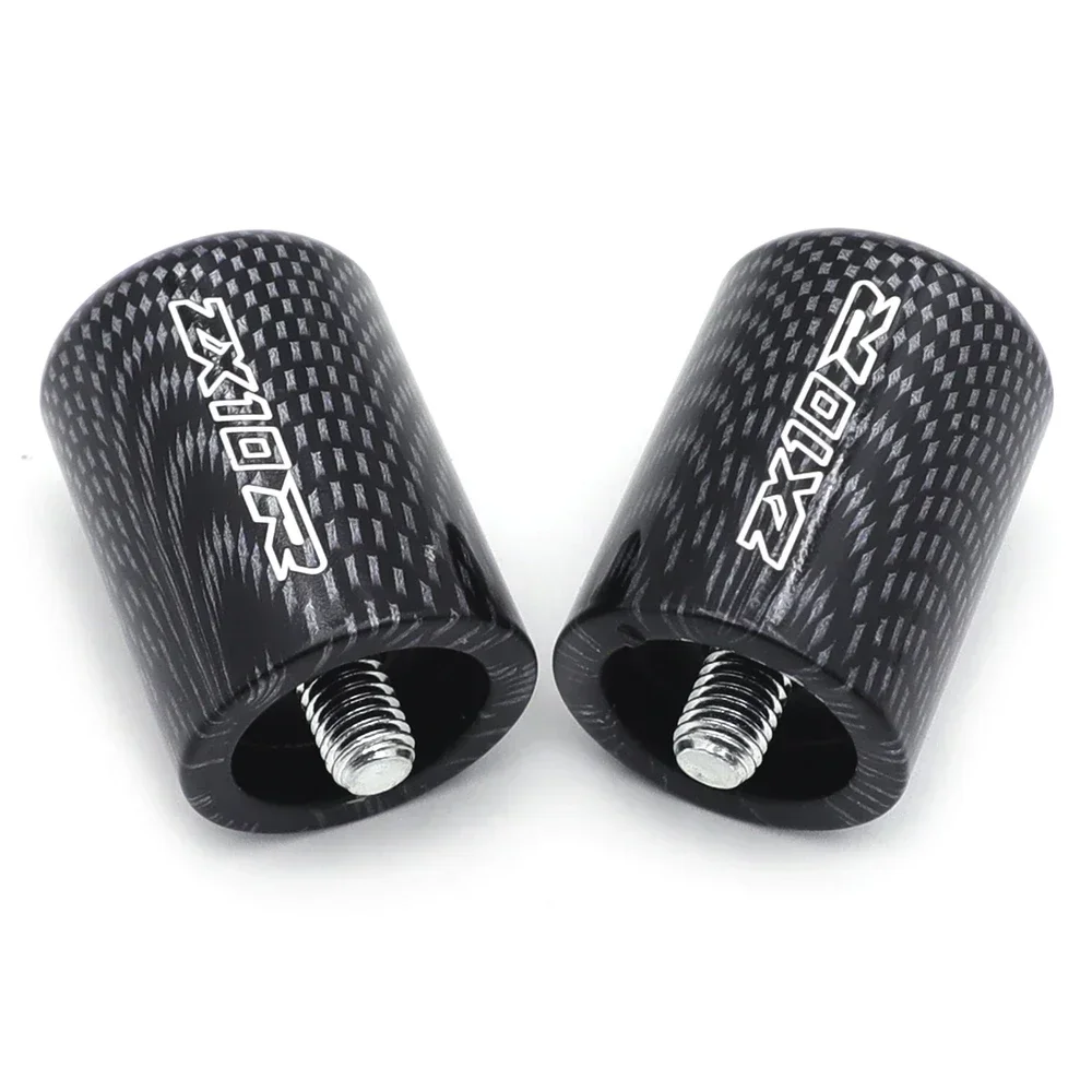 

Motorcycle Carbon Bar End Slider Kit Rubber for Kawasaki 2006-2007 Ninja ZX10R,1987-2012 ZX600,2006-2012 ZX14
