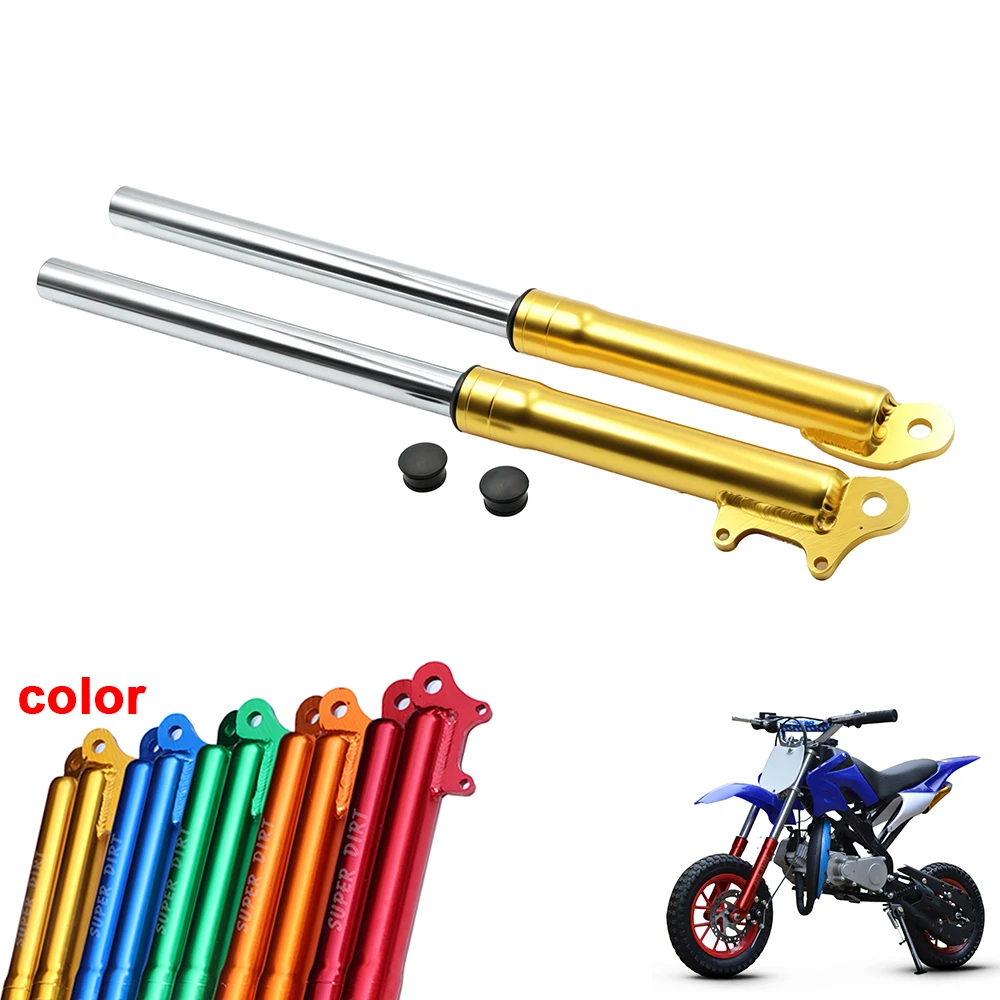 Motorcycle 510mm Front fork shock absorption 25mm for 47cc 49cc 2 stoke Mini Pocket Children Bike Motorbike Dirt pit bike parts