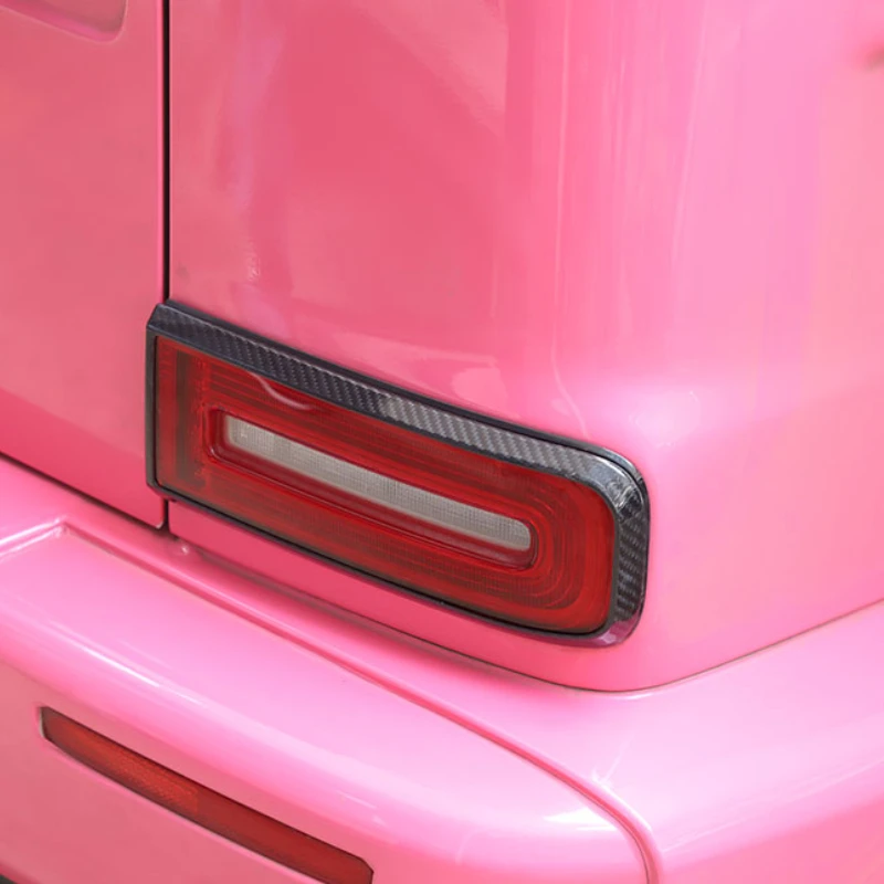

Gao Ruying For Mercedes Benz G Class G500 2019-2025 Real Carbon Fiber Car Rear Light Turn signal Trim Frame Car Accessories