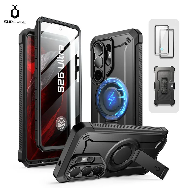 SUPCASE For Samsung Galaxy S26 Ultra Case 6.9“ UB Pro Mag Funda resistente de cuerpo completo con protector de pantalla incorpor