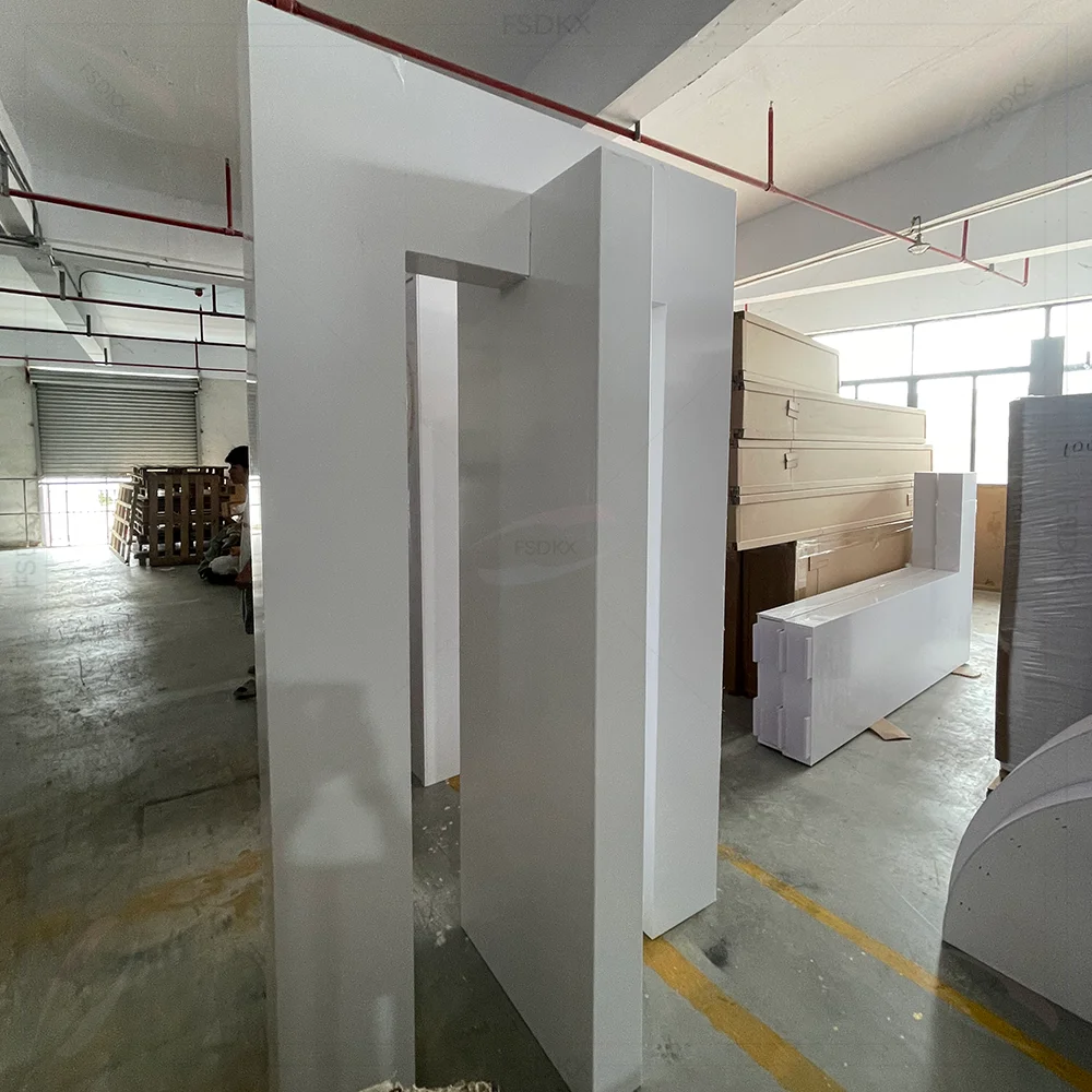 Custom Party Supplies Large Wedding Events Stage Pvc Arch Set Wedding Backdrop Wall