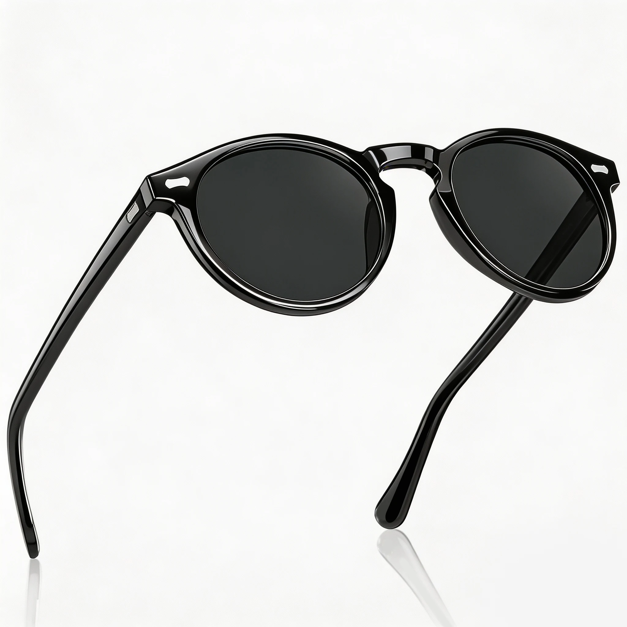 GFUIARA Retro polarisierte Sonnenbrille für Männer und Frauen, klassischer Nietenrahmen, modische Sonnenbrille zum Fahren, UV400 – Detail 13