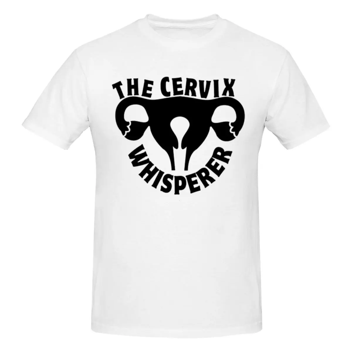 The Cervix Whisperer Gynecologist Men T-Shirt Fashion Oversized T Shirts Men's Crew Neck Cotton Tees Short Summer Male