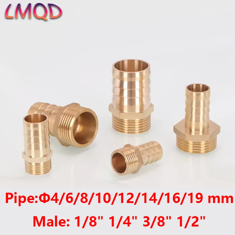 

All Copper Outer Wire Pagoda Gas Nozzle 6mm 8mm 10mm 12mm 14mm 16mm 19mm Gas Hose Copper Pagoda Straight Connection 1/8 1/4 3/8"