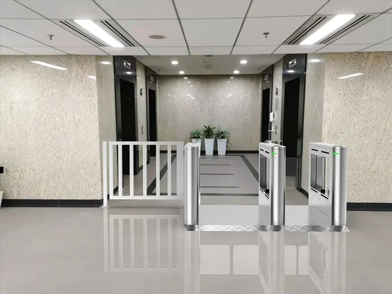 

Automatic Portable Movable Swing Barrier Turnstile Gate For Strict Access Control Pass