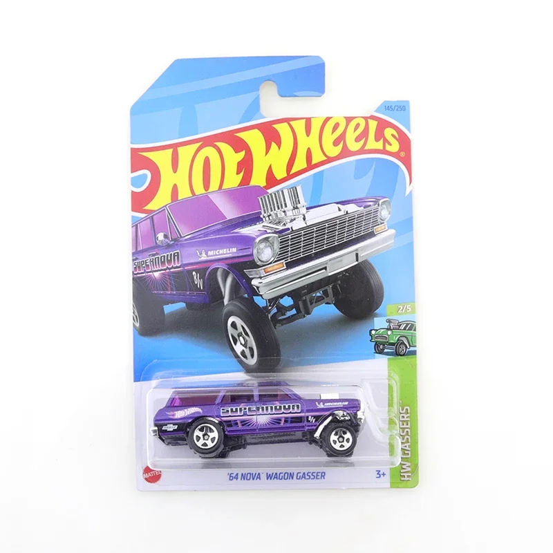 2020-174 Original Hot Wheels Mini Alloy Coupe 64 NOVA WAGON GASSER 1/64 Metal Diecast Model Car Kids Toys Gift