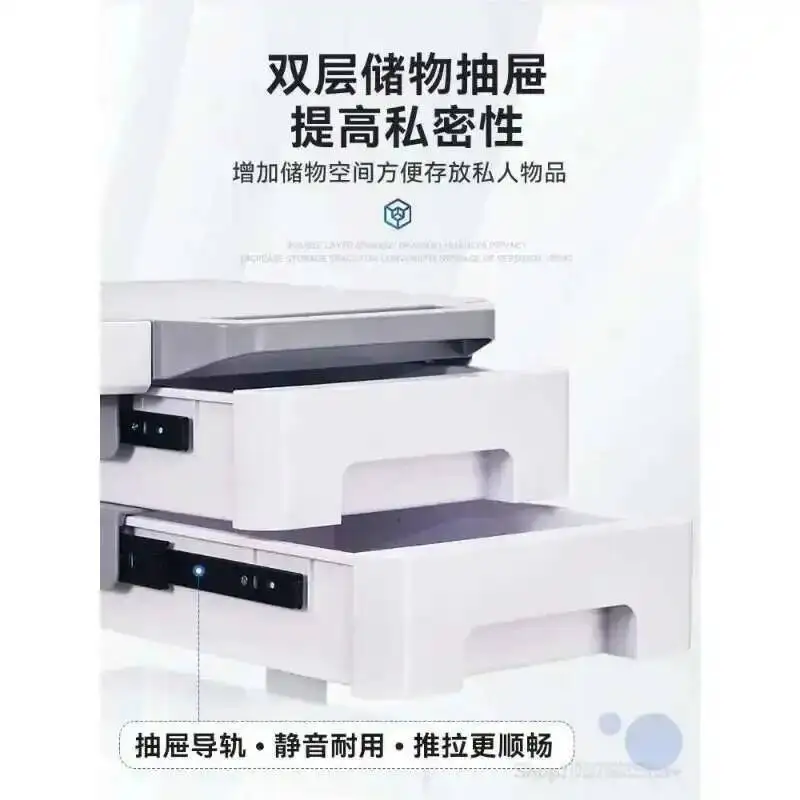 

The Same High-end Beauty Salon Trolley Shelf Small Bubble Instrument Car Mobile Drawer Carritos Organizadores Salon Furniture